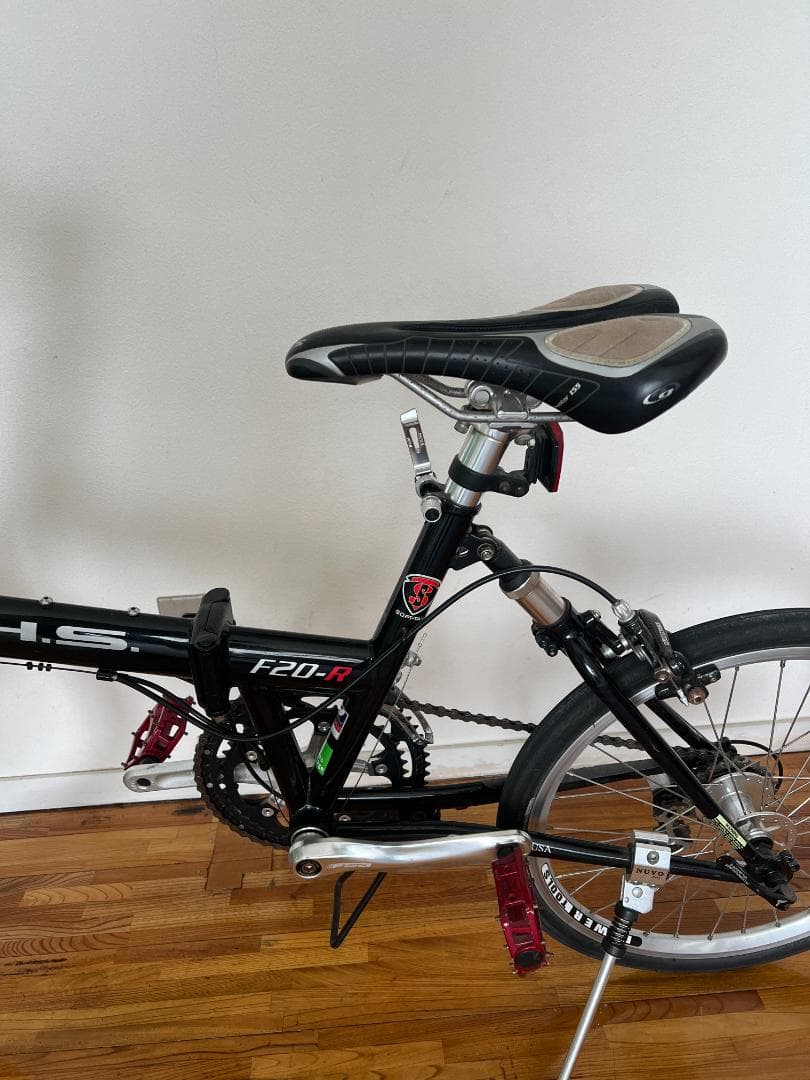 KHS F20-R 折りたたみ自転車 黒　ブルバー・ブレーキ付属