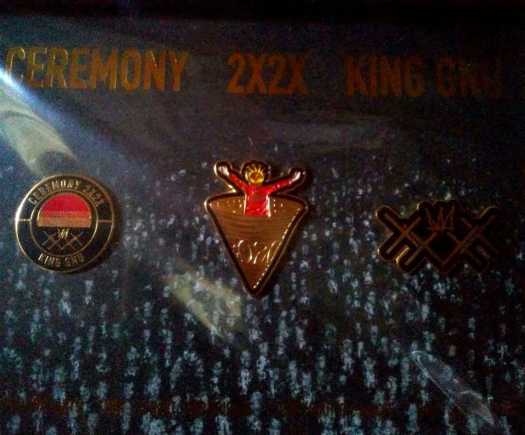 新品 KingGnu CEREMONY メモリアル ピンバッチセット