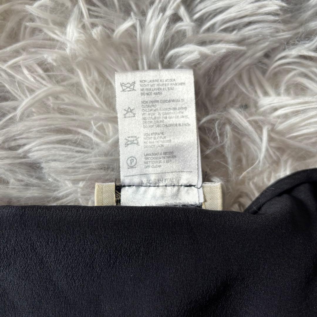 Blumarine ブルマリン シフォンスカート ブラック シルク イタリア