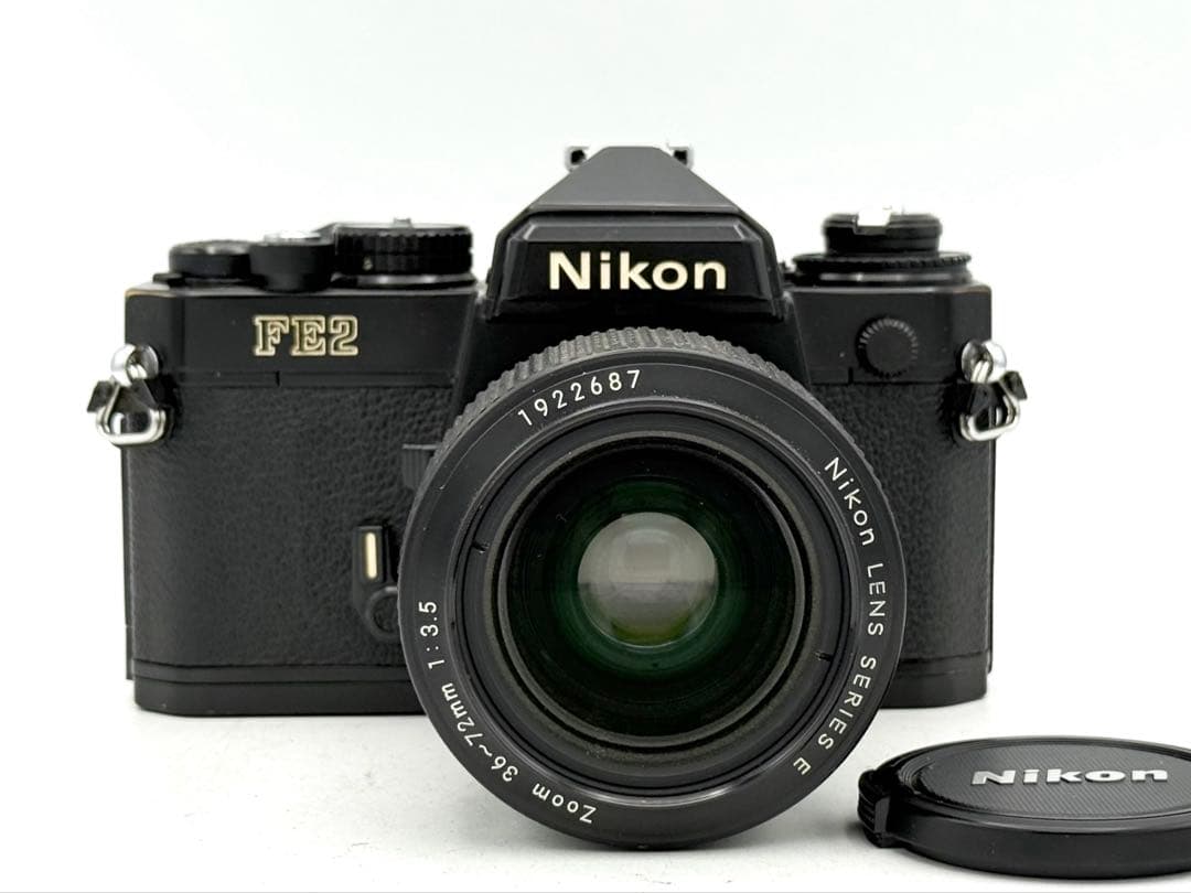 【完動品】Nikon FE2 レンズセット　フイルム一眼レフ　動作確認済み