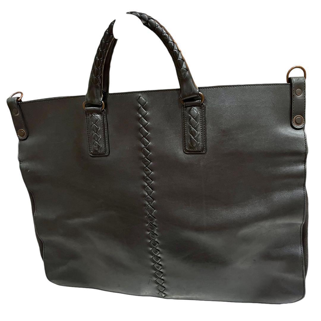 ボッテガヴェネタ　ビジネスバック　ハンドバッグ2way レザー　黒　大容量