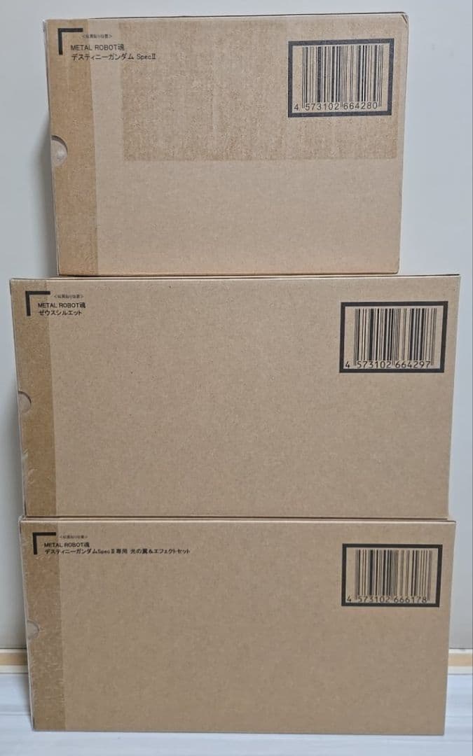 未開封 メタルロボット魂 デスティニーガンダム ゼウスシルエット 光の翼 セット