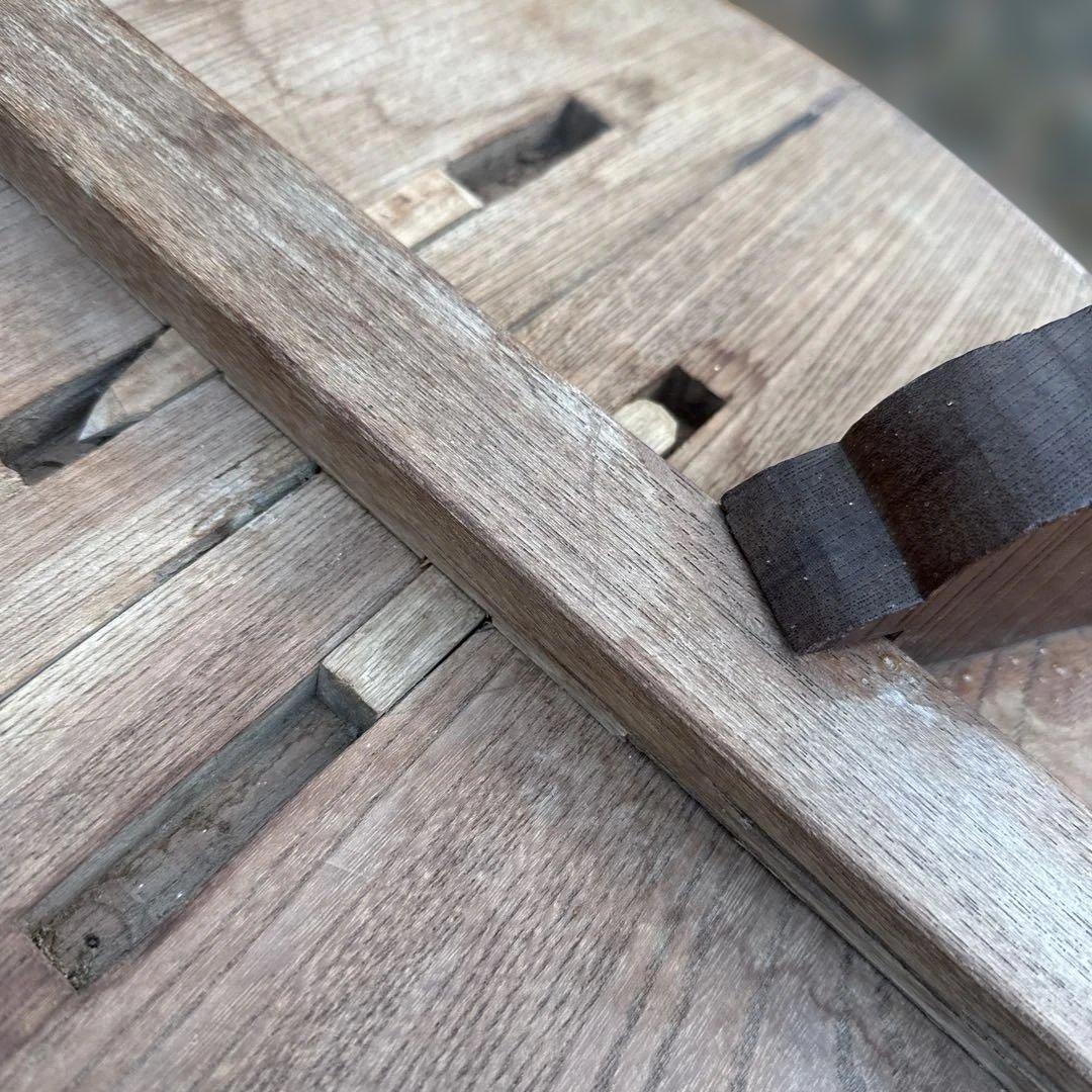 瞬間的お値下げ‼️ヴィンテージ　希少品　猫脚　ちゃぶ台❗️木製円形テーブル