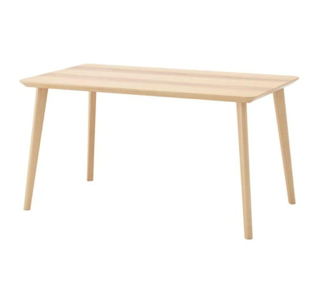 IKEA リーサボー LISABO 140x78cm ダイニングテーブル