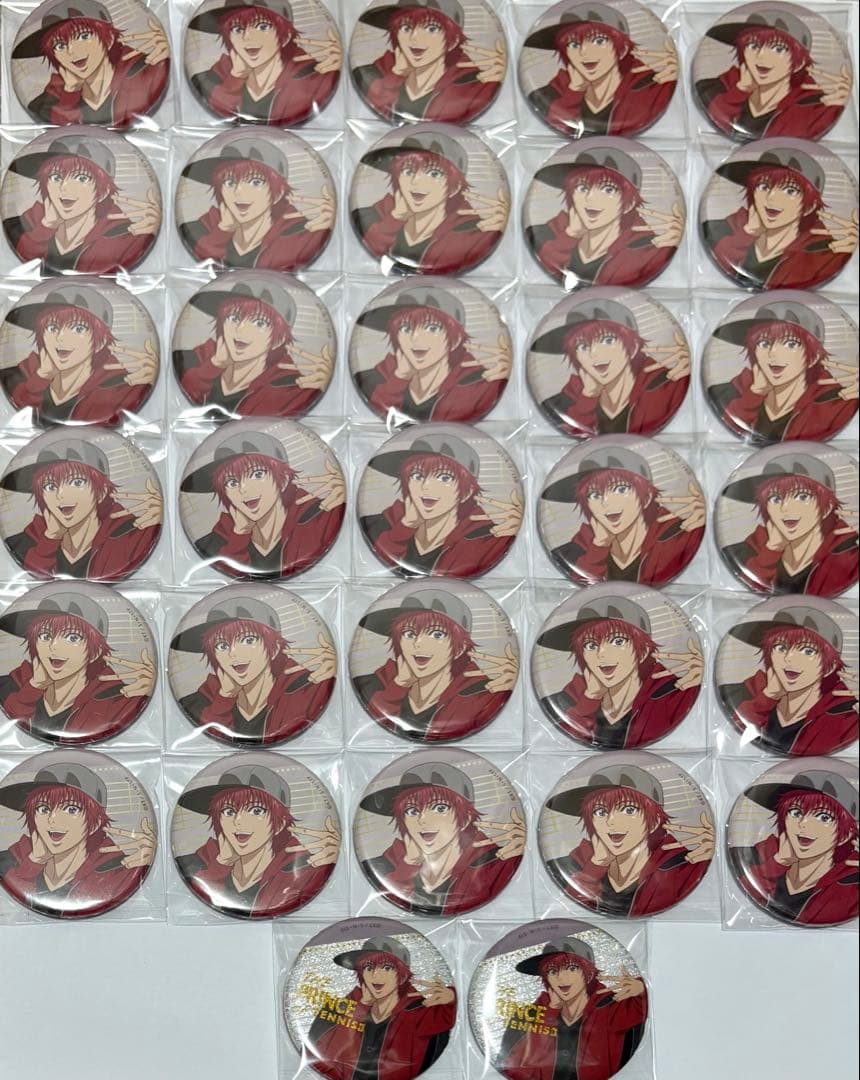 新テニスの王子様　テニプリ　音楽　缶バッジ　丸井ブン太　グリッター　まとめ売り