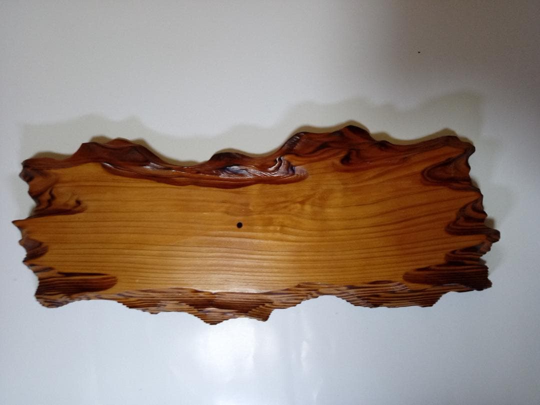 銘木屋久杉　祥瑞　昇龍木彫工芸