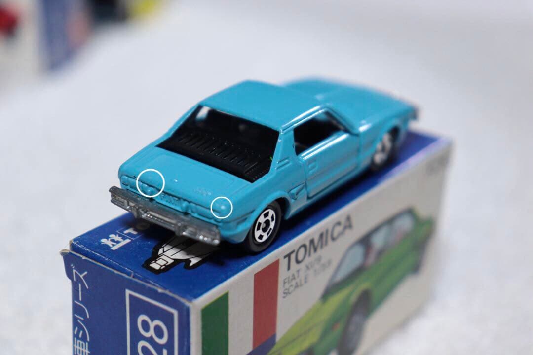 日本製　トミカ　外国車シリーズ　フィアットX 1/9 F28 イタリア　1977