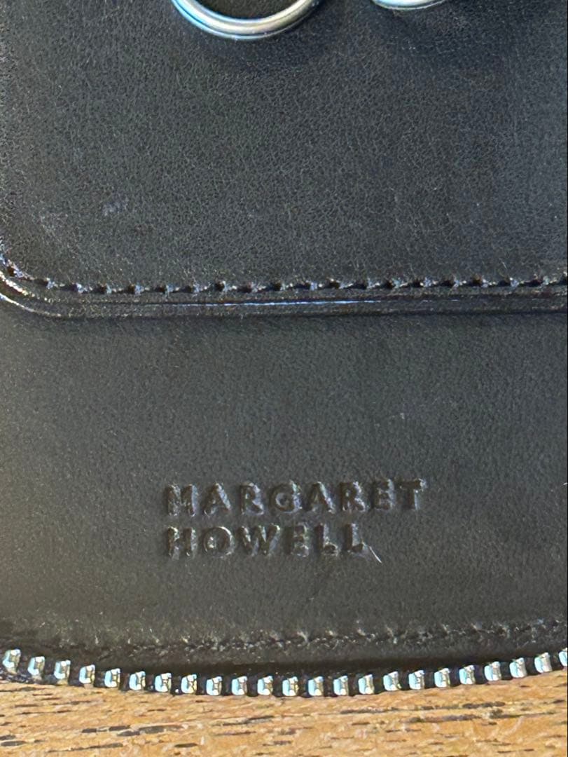 MARGARET HOWELL ×porter 黒レザー　キー&カードケース