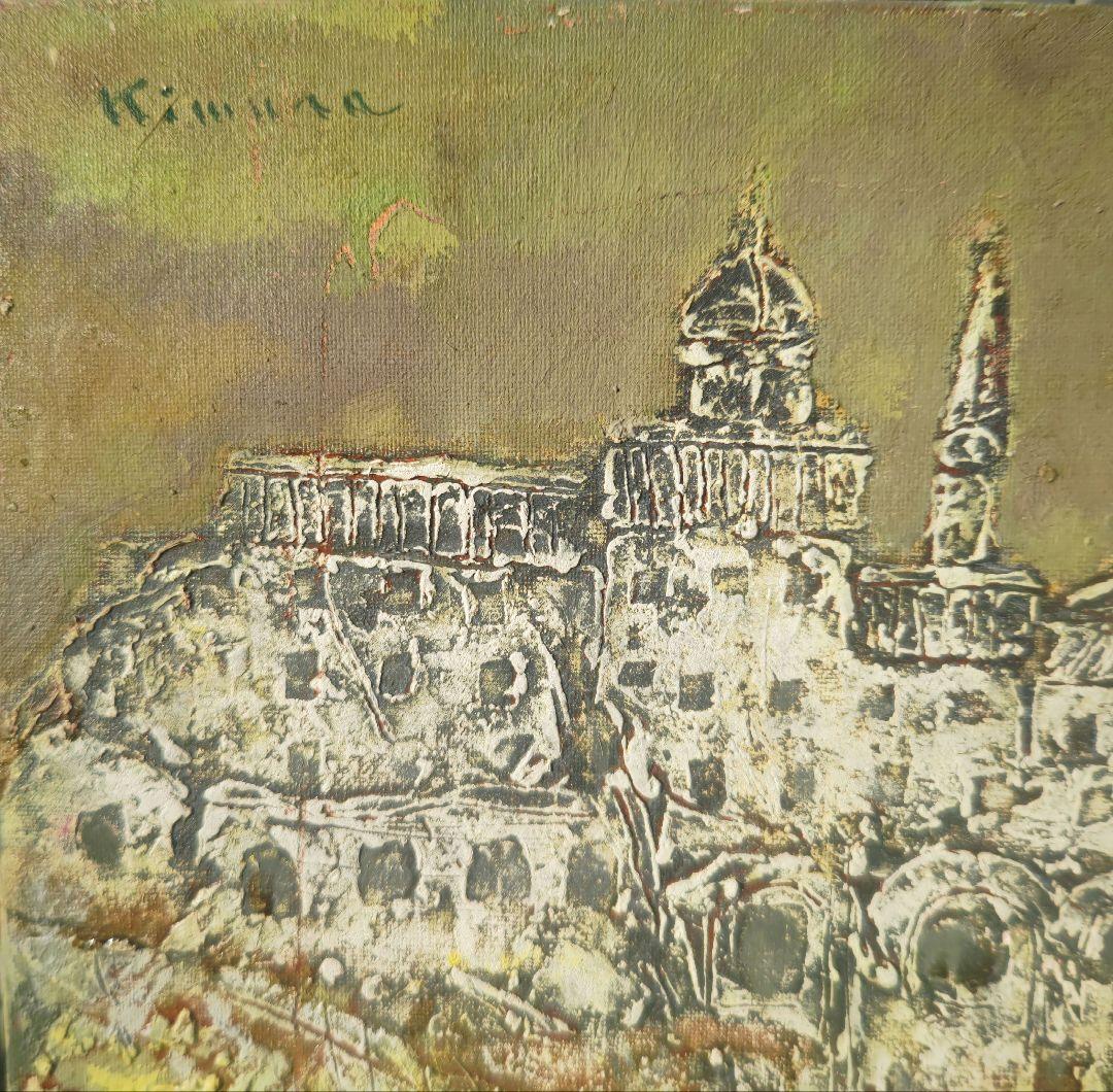 新象作家協会、木村二朗「ローマにて」８号油彩.心斎橋フジギャラリー個展作