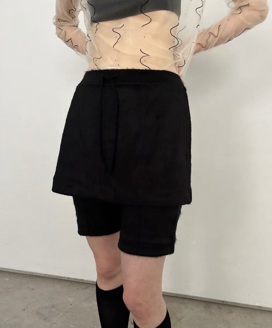 【新品タグ付き】PoI シャギースカートレギンス