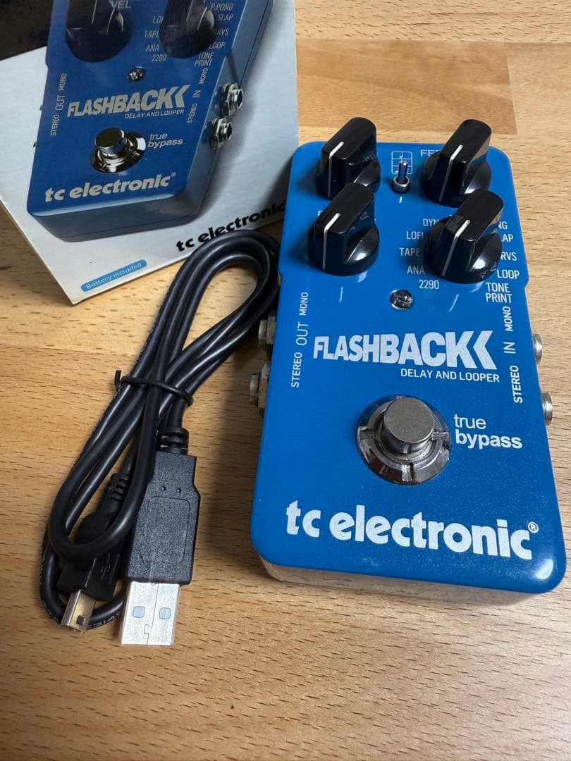 【美品】tc electronic FLASHBACK ディレイ＆ルーパー