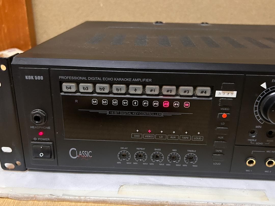 T*H様 CLASSIC PRO KOK500 カラオケアンプ