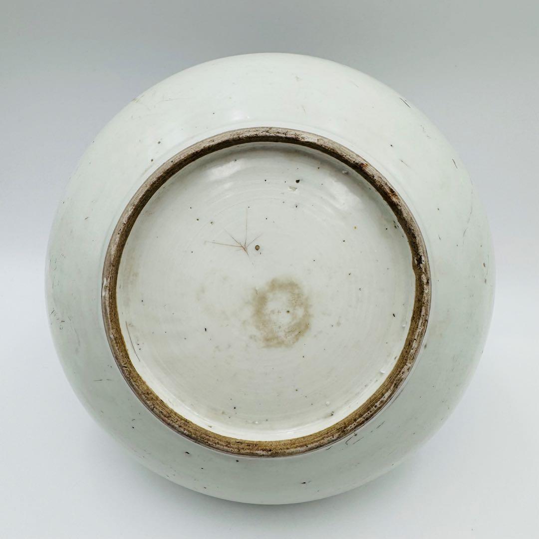 【時代　伊万里宝尽くし紋様壺】花瓶　花生　華道　フラワーアレンジ