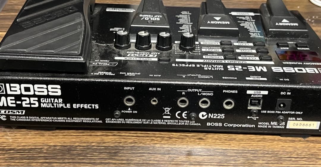 マリンゴールド　即発送 BOSS ME-25 動作確認済み