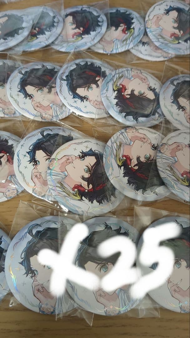 三枝明那　缶バッジ　25点　art