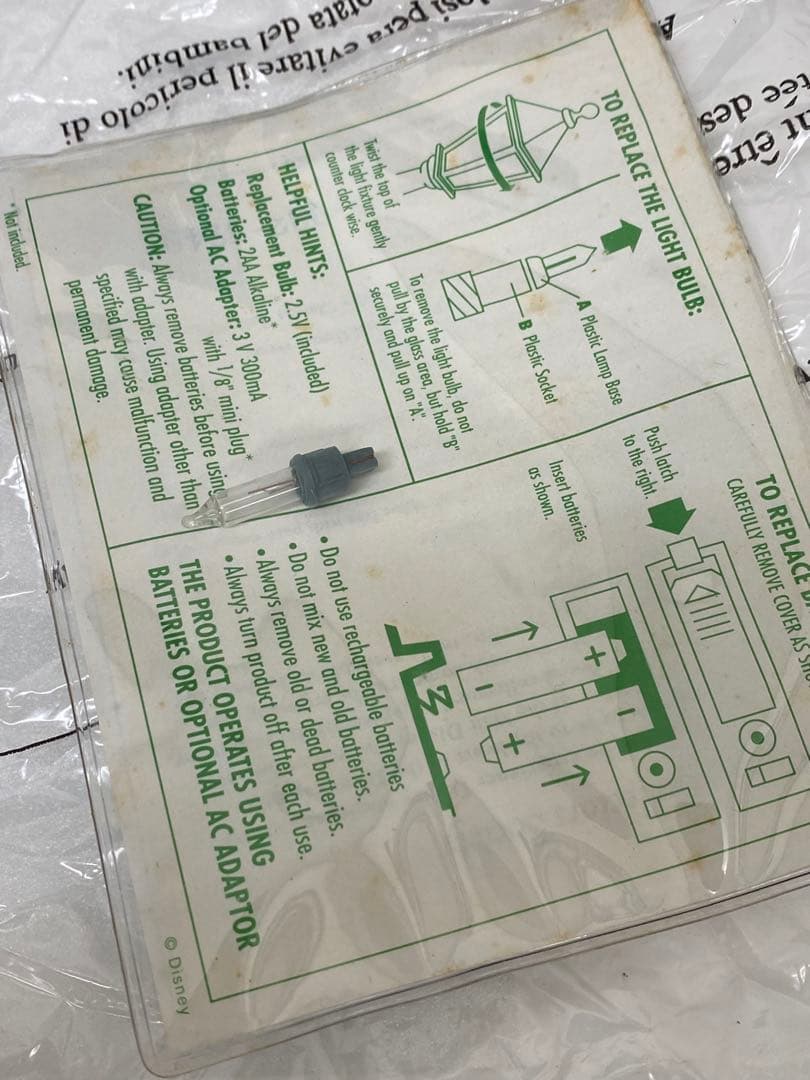 3-2772 ディズニー WDCC フィギュア プルート クリスマス ランプ