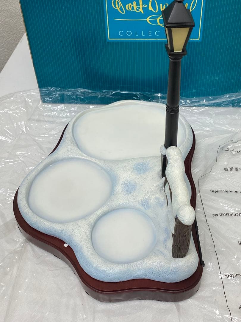 3-2772 ディズニー WDCC フィギュア プルート クリスマス ランプ