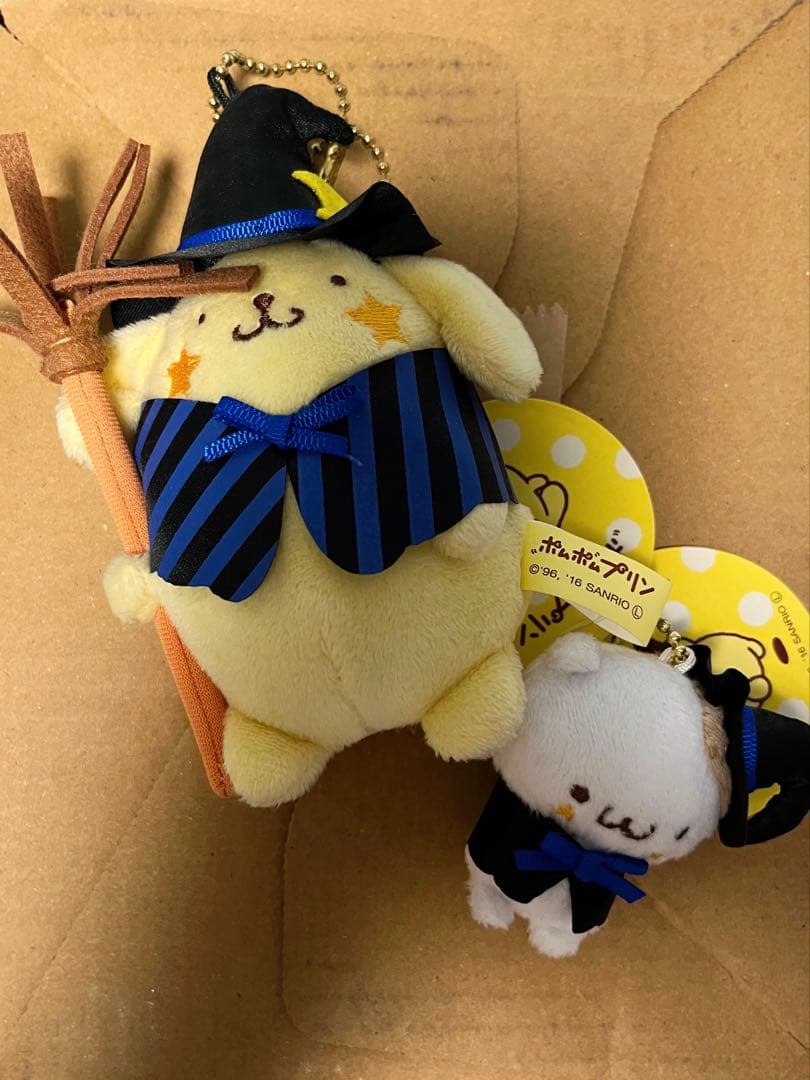 合*3様 ポムポムプリン マフィン　カフェ　マスコット　セットタグ付き