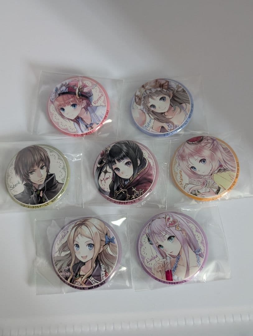 【当選品】アーランド15周年キャンペーン　缶バッジ全7個セット