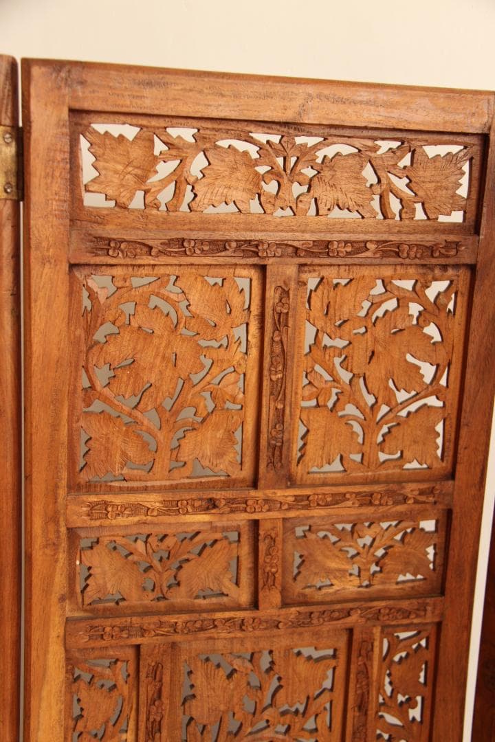 パーテーション　木製　衝立　アンティーク　古道具