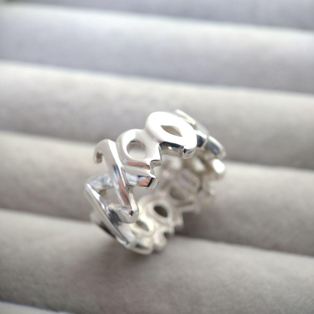 TIFFANY＆Co.ラブ＆キス　シルバーリングSV925 11.5号