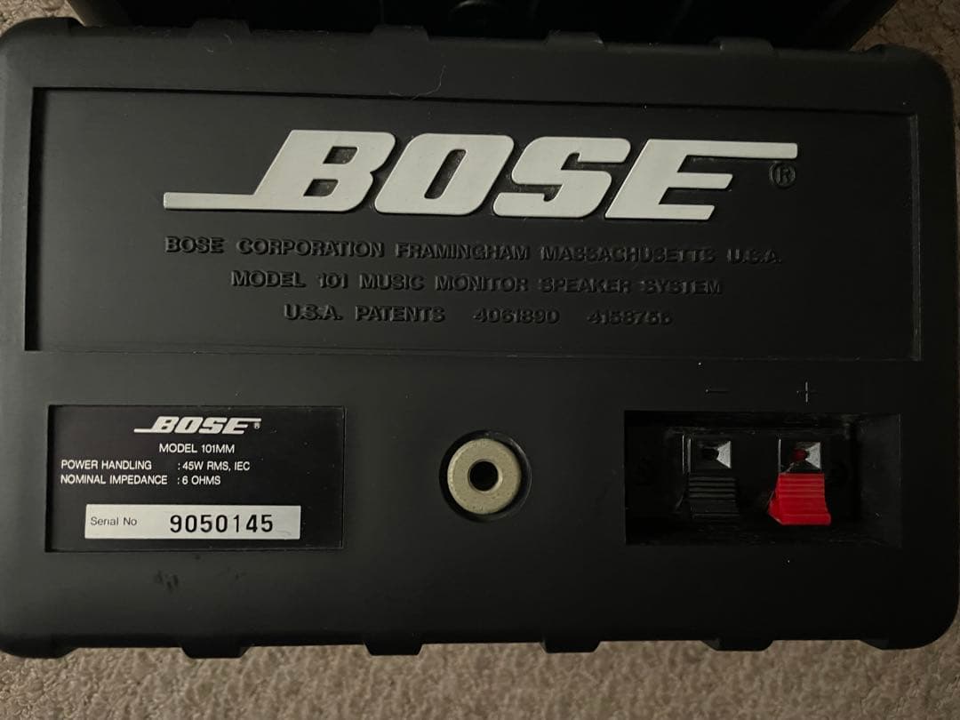 【良品】BOSE 101MM シリアル連番スピーカー