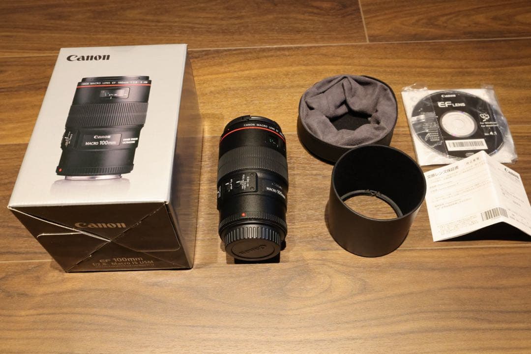 新品同様 キヤノン 単焦点マクロ EFマウント EF100mm F2.8L