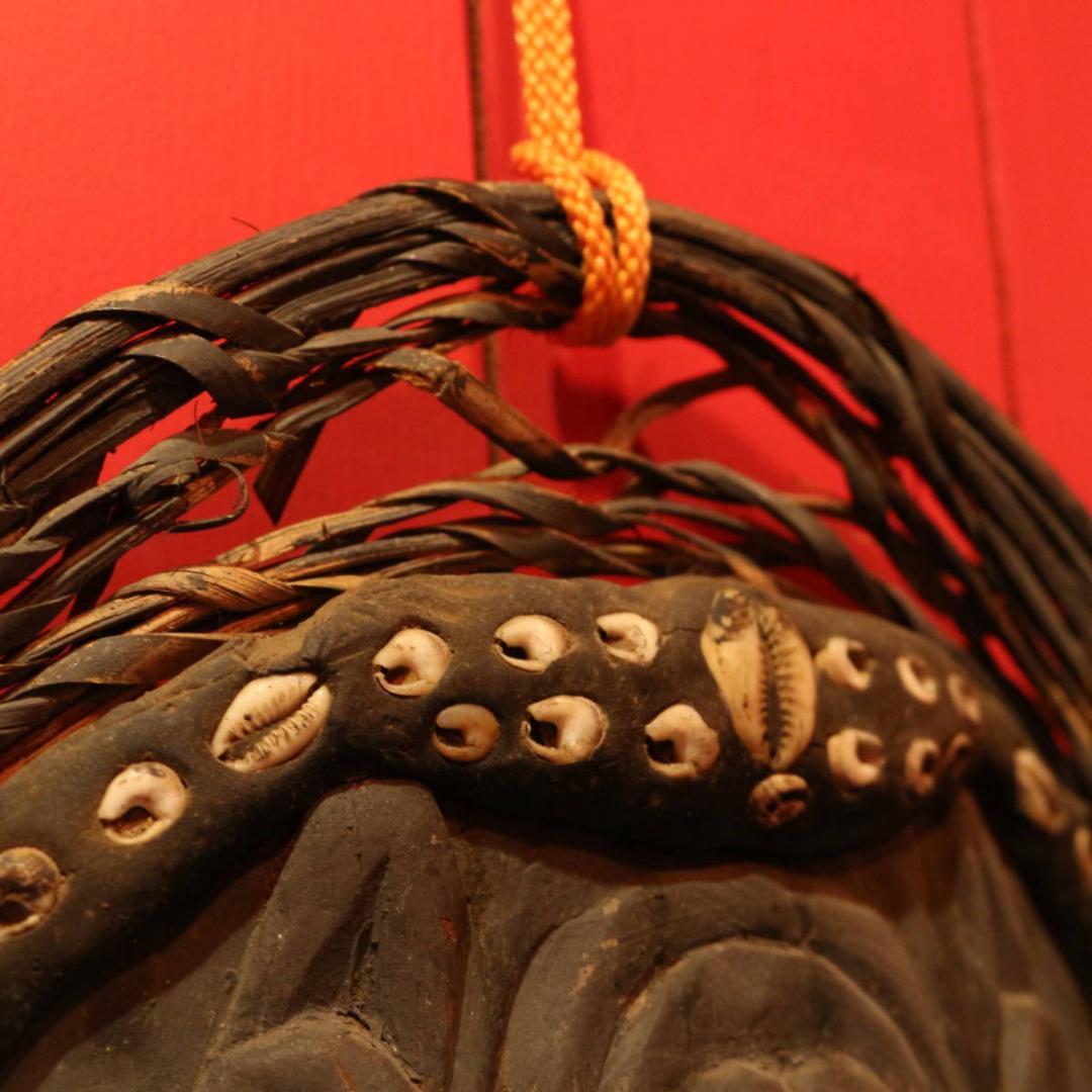 フォークアート アフリカ 壁掛け 壁飾り 民族 木彫 ヴィンテージ 彫刻