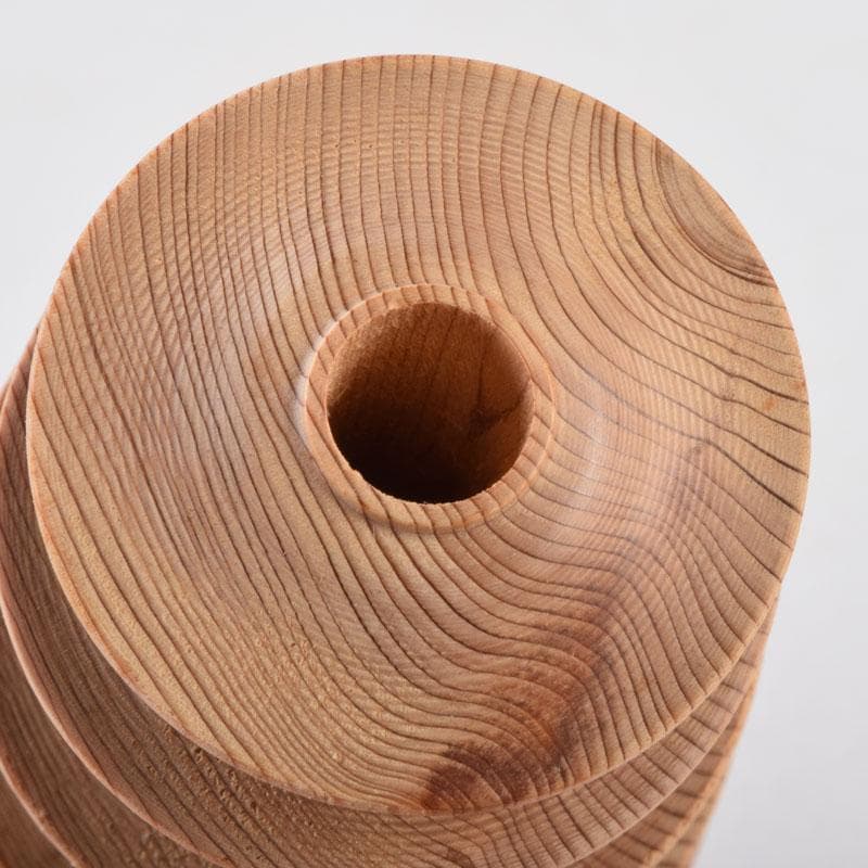 仏教美術　木彫　東大寺古材　百萬塔　在銘　共箱　V　8776