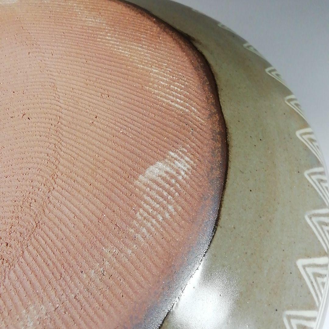 Ｔ２０１　水指　『雲鶴青磁蜜柑』『藤井永祥造』　共箱　茶道具