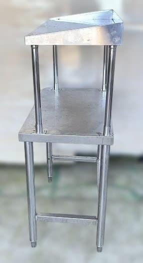 業務用2段ステンレス製収納棚 ワークテーブル 厨房 キッチン 置き棚