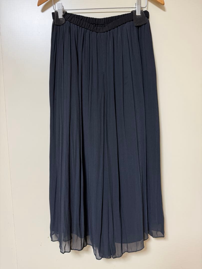 beardsley ビアズリー シワシフォンギャザーパンツ ブラック サイズ2