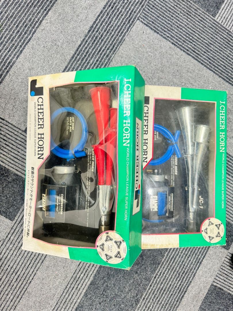 CHEER HORN 赤 青 2種類のホーンセット