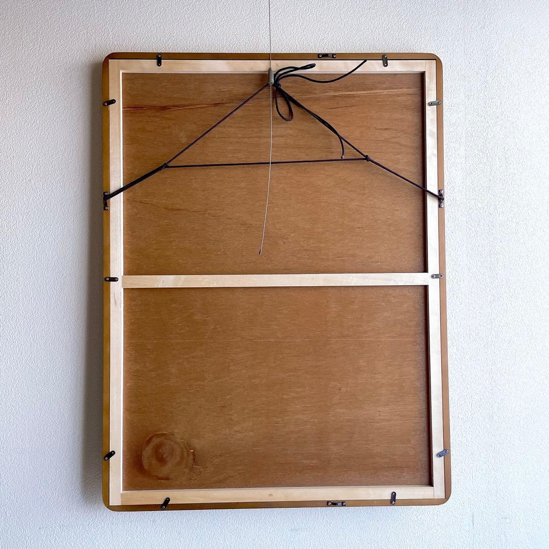 琉球紅型 びんがた 額入り 花籠と燕 沖縄 染物 インテリア