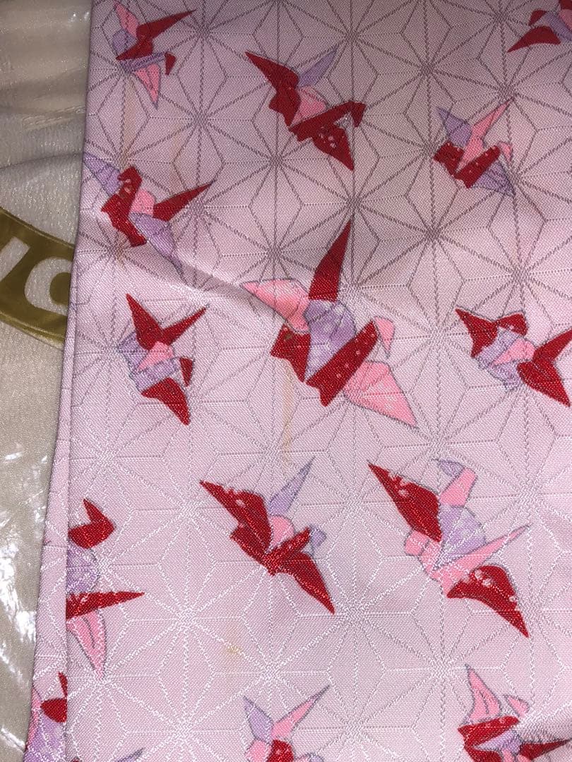 振袖 ６点セット ラメ入り 黒と赤のグラデーション 蝶と花 成人式