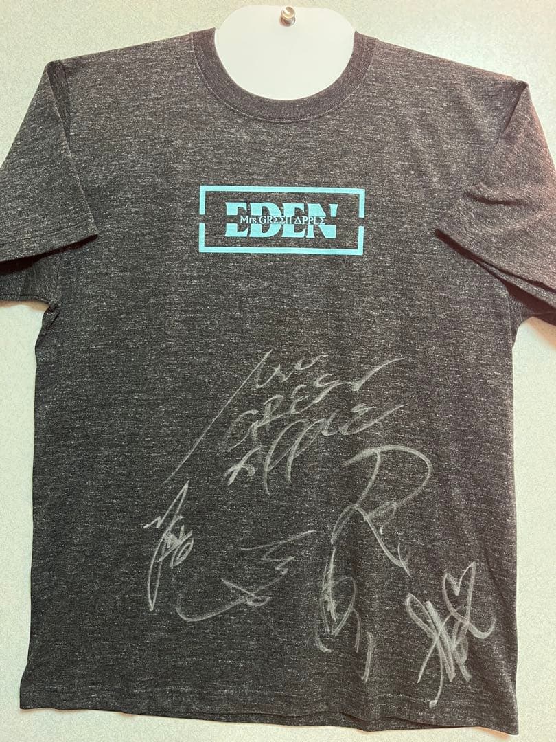 た*読様 Mrs. GREEN APPLE 5人サイン入りtシャツL（EDEN会