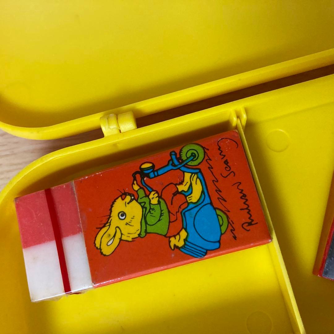 昭和レトロ サンリオ リチャード スキャーリースクールバス型筆入