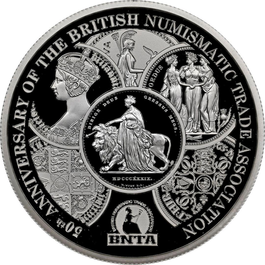 2023年 BNTA 2オンス プルーフ銀貨 NGC PF70 ウナとライオン