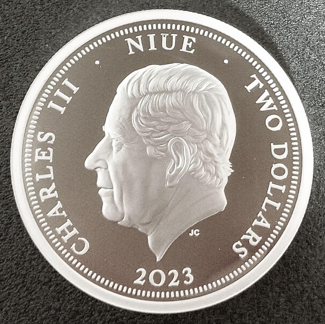 2023年 BNTA 2オンス プルーフ銀貨 NGC PF70 ウナとライオン