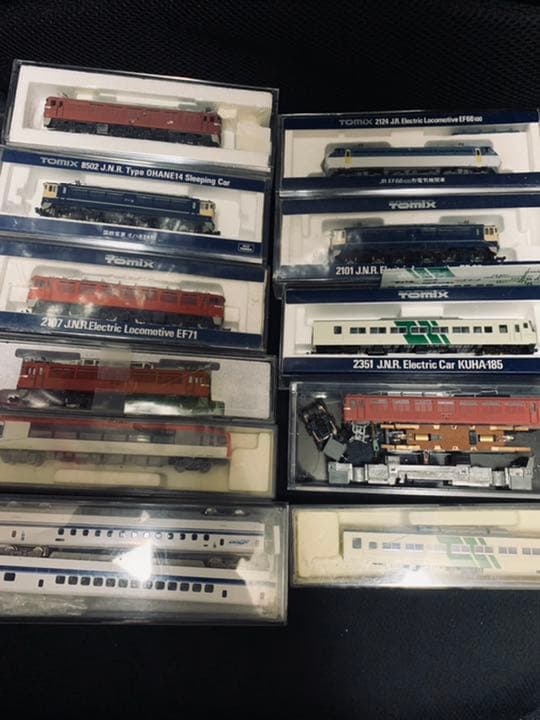 Nゲージセット　電気機関車6両　ジャンク車両つき