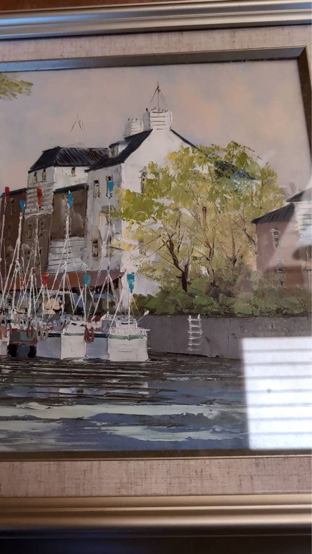 黒澤久　運河の風景