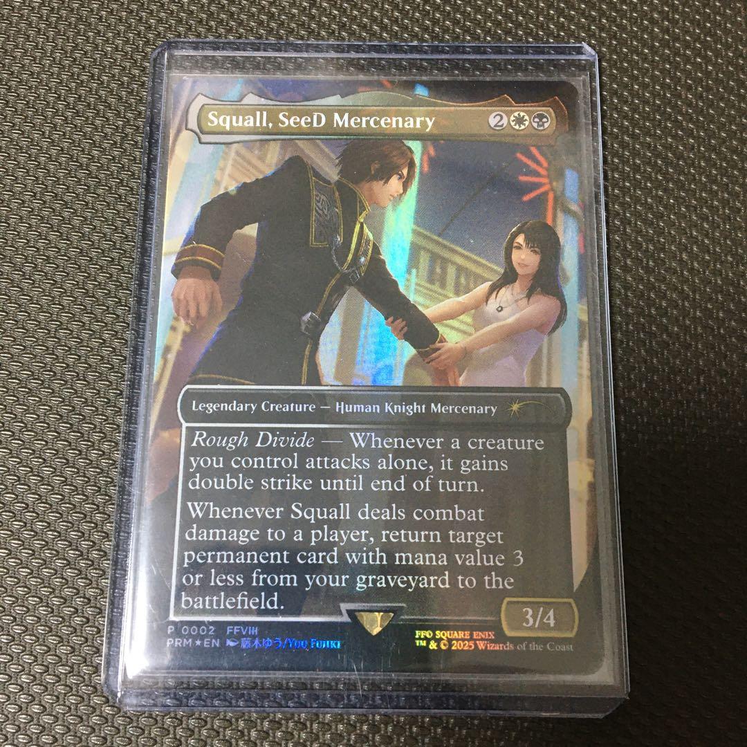 MTG FFコラボ　SeeDの傭兵、スコール　優勝プロモ　foil