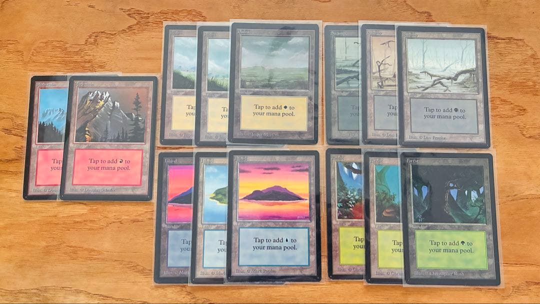 ベータ　β 基本土地　セミコンプ　14枚セット