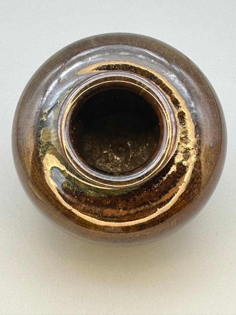 茶道具　茶入　高取　味楽　文淋