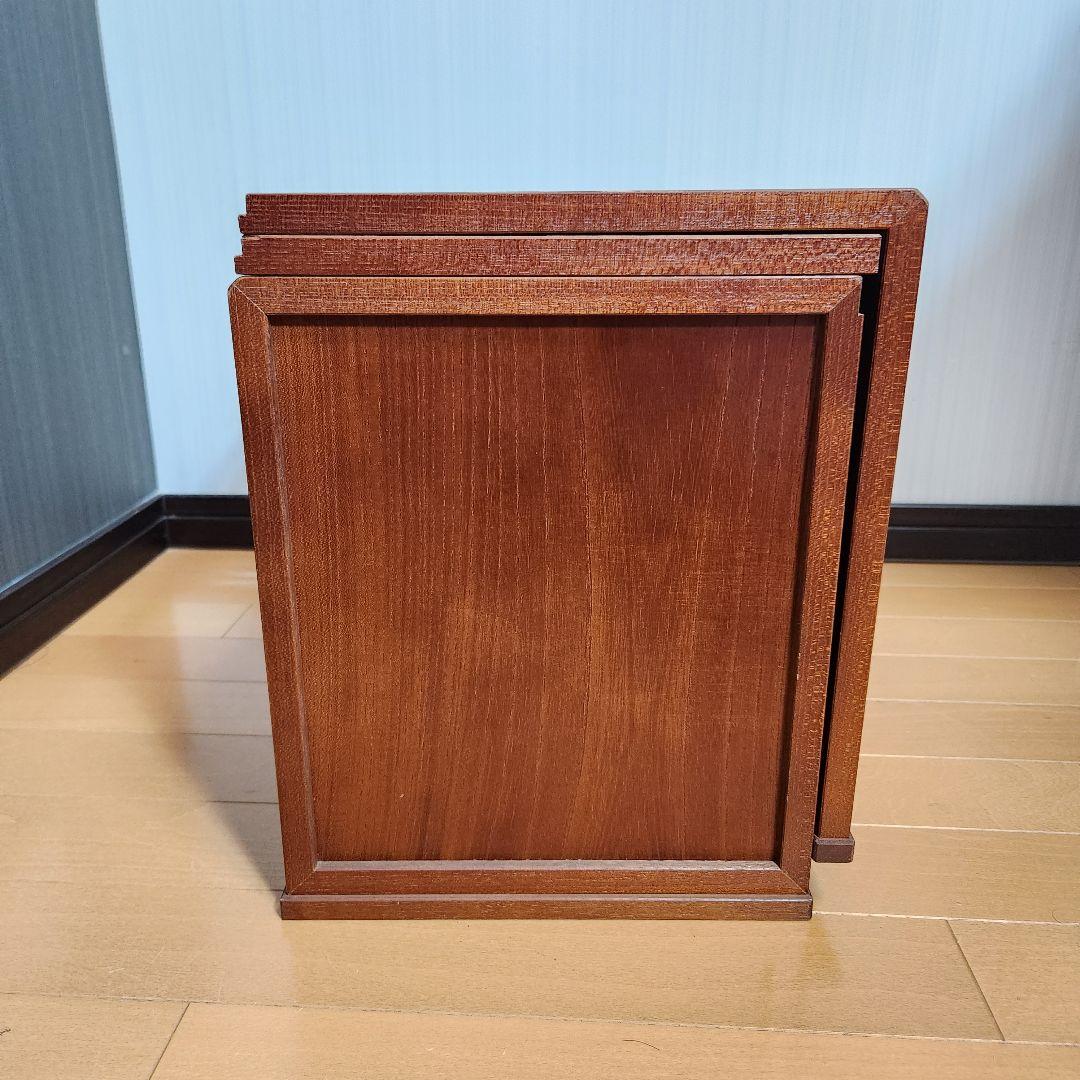 【美品】木目模様が素敵♪ 折り畳み 文机