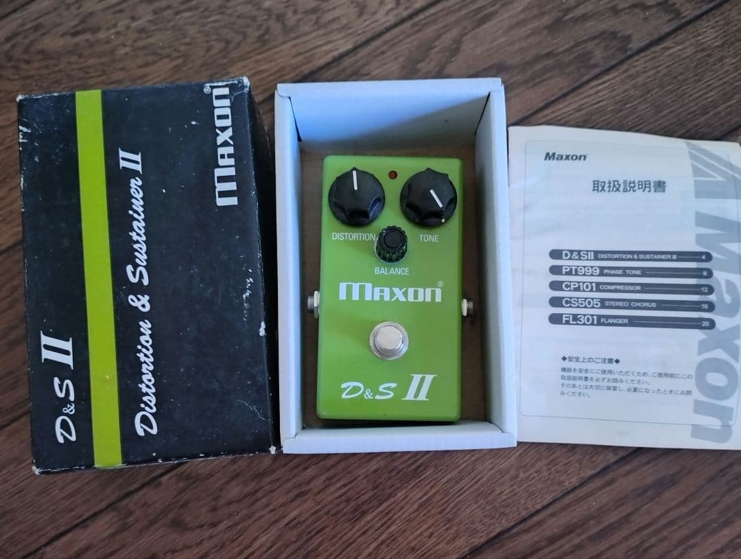 【箱・説明書あり】Maxon D&S II ギターエフェクター