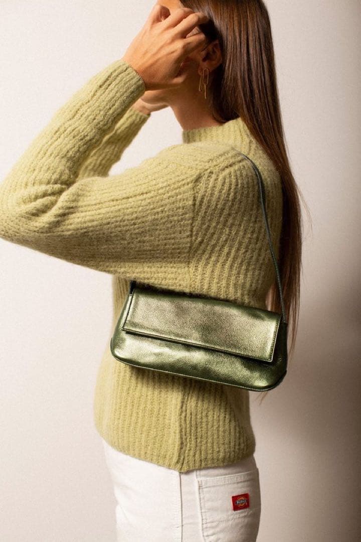 paloma woolグレンダ　レザーバッグ　グリーン