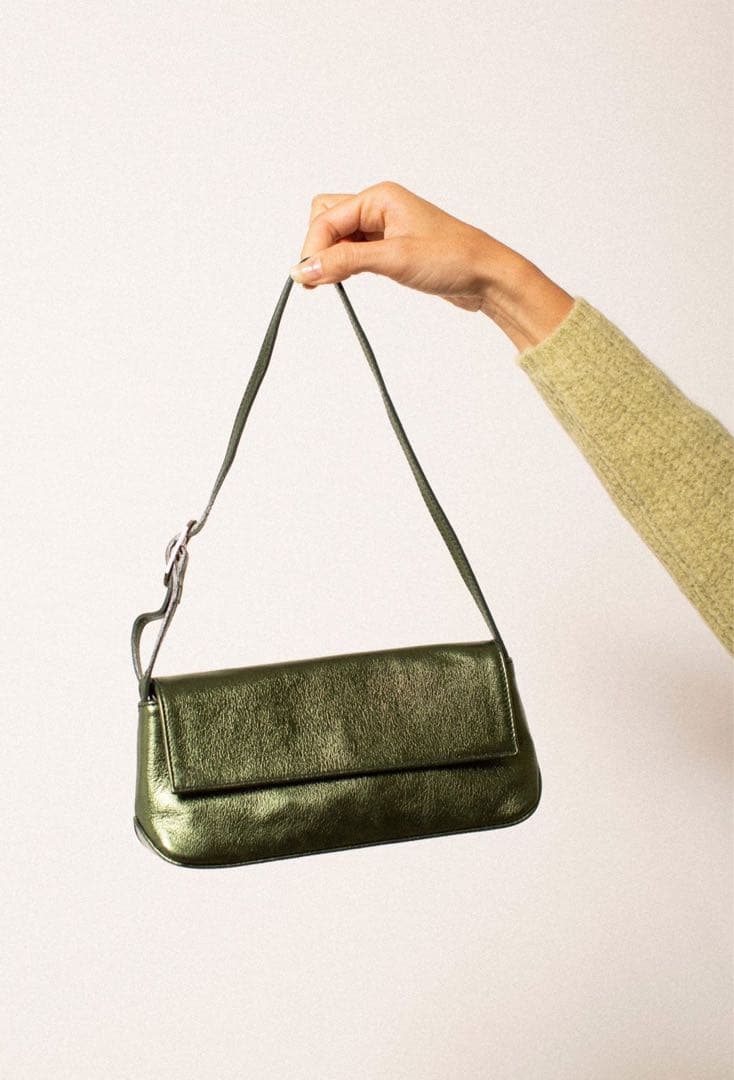 paloma woolグレンダ　レザーバッグ　グリーン