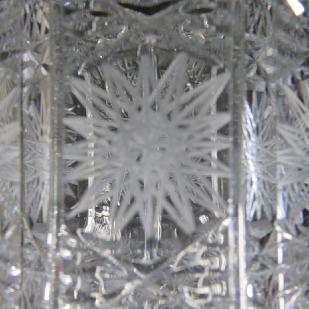 ガラス グラス 花瓶 花入 花器 ボヘミア クリスタル チェコ 高級