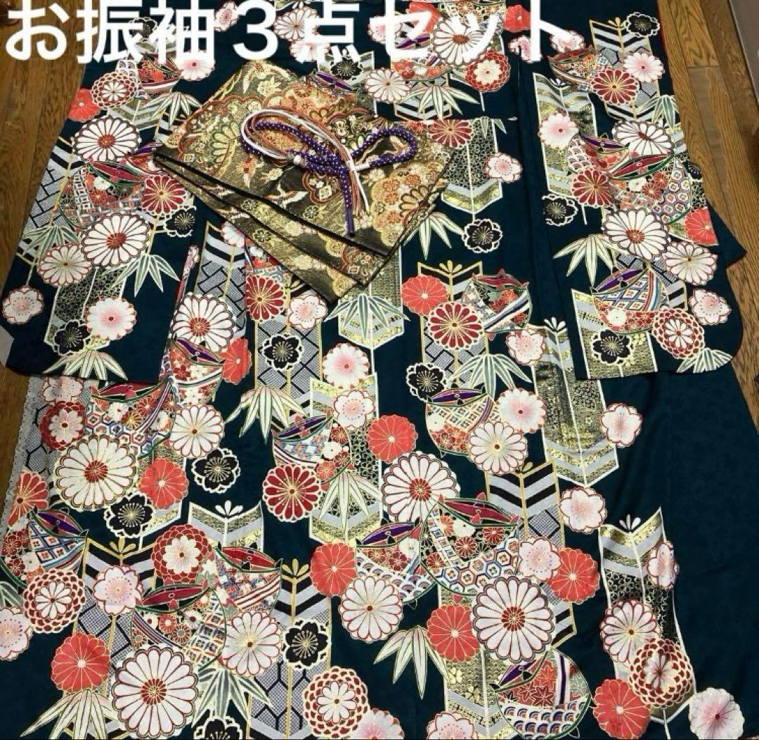 豪華お振袖４点セット 前撮り成人式結婚式 トールサイズ